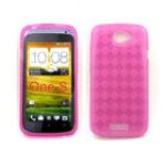 Wholesale TPU Gel Case for HTC One S (Pink)
